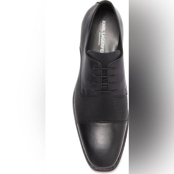 KARL LAGERFELD PARIS - Leather Cap Toe Derby - Picture 5 of 6